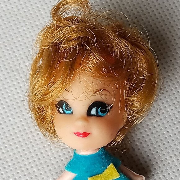 Vintage Tiny Doll, Small Doll, Retro Doll, Mini Doll, Adorable Little Doll Toy - Picture 7 of 7